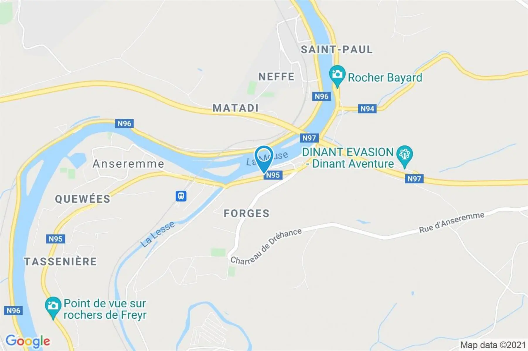 Photo 4 sur 4 pour Rez-de-chaussée de deux chambres à Anseremme