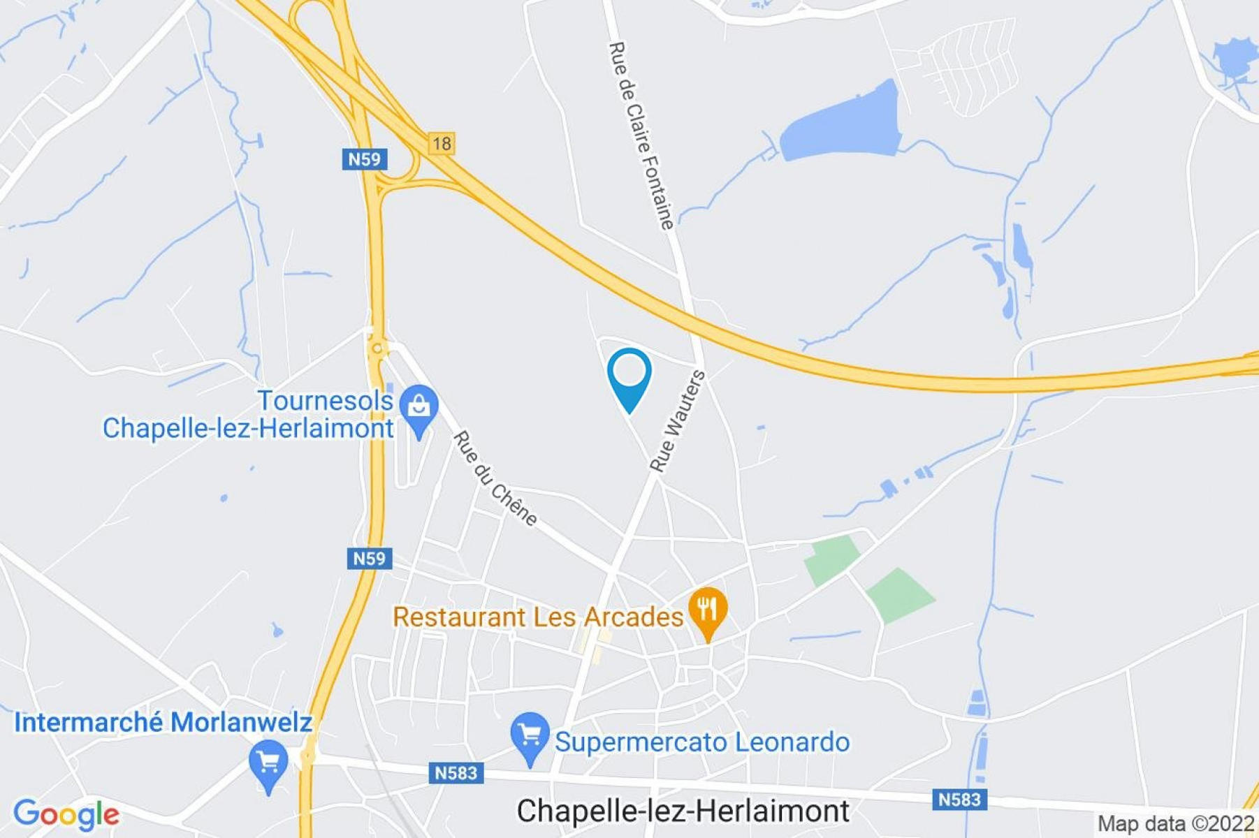 Photo 4 sur 4 pour Bel-étage d'une chambre à Chapelle-lez-Herlaimont