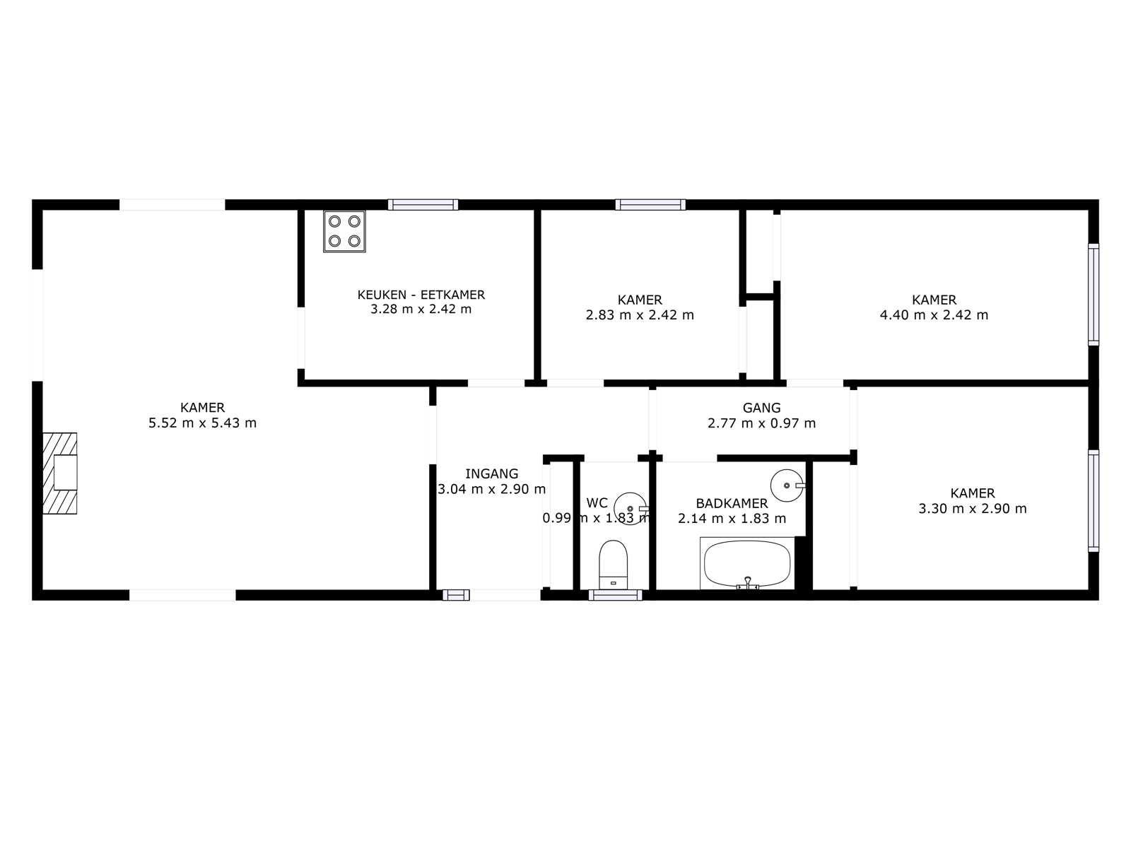 Photo 4 sur 4 pour Maison de trois chambres à Overijse