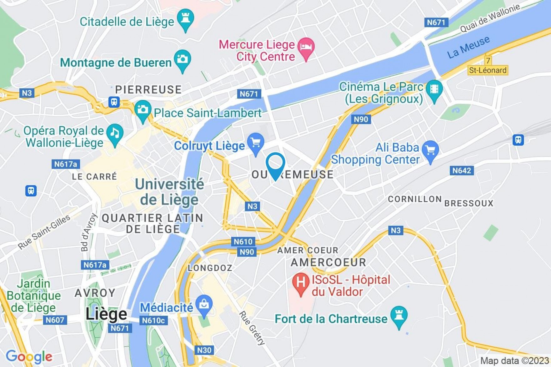 Picture 4 of 4 for Flat with one bedroom in Liège