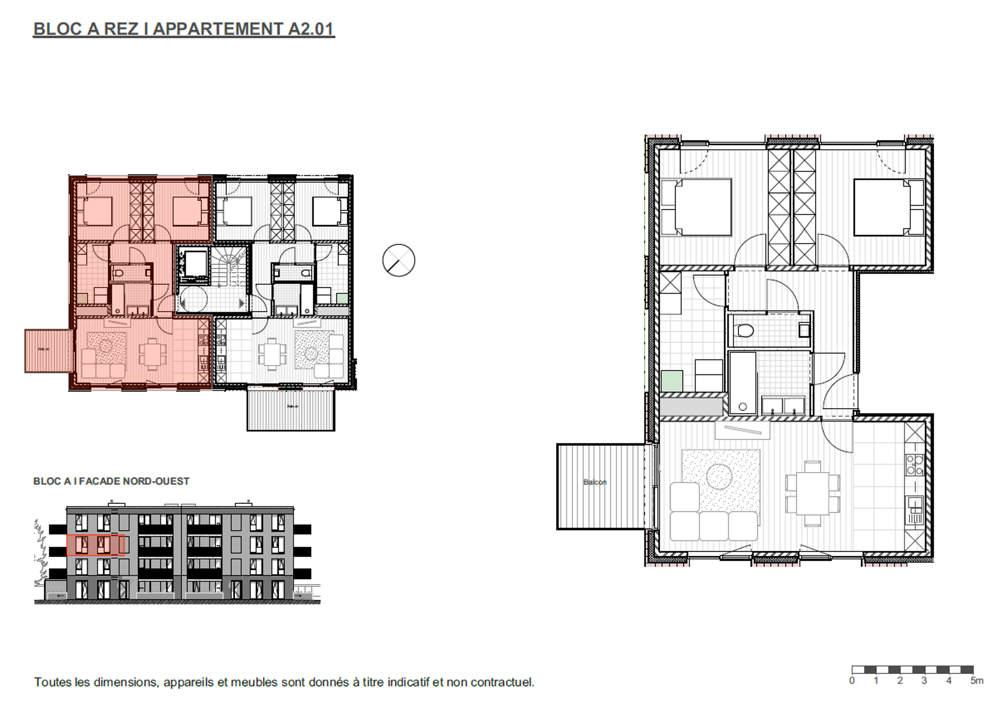 Photo 1 sur 4 pour Appartement de deux chambres à Mons 