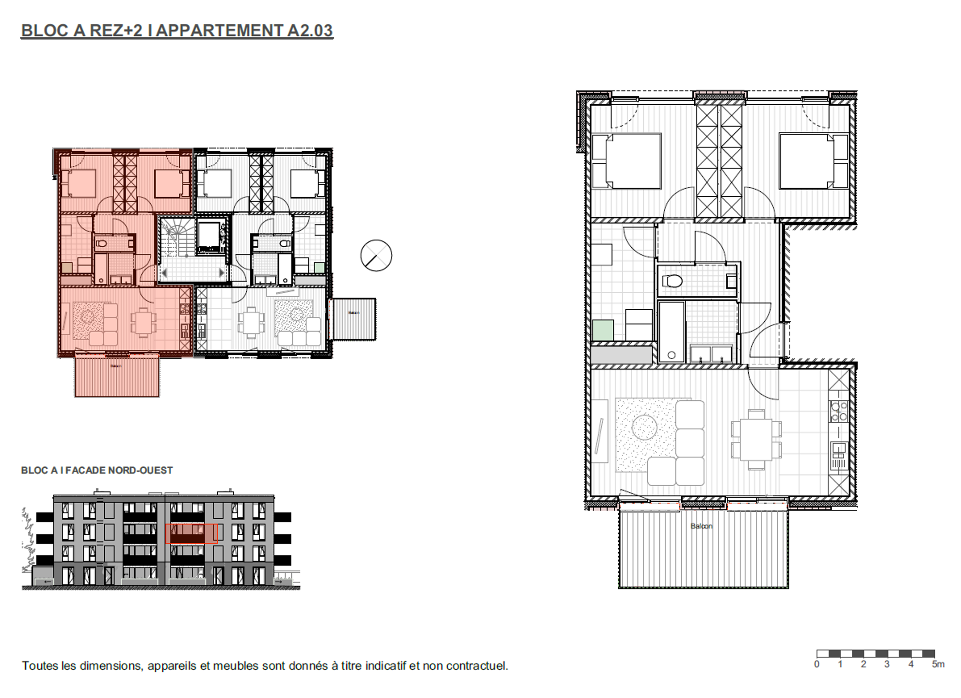 Picture 2 of 4 for Flat with two bedrooms in Mons 