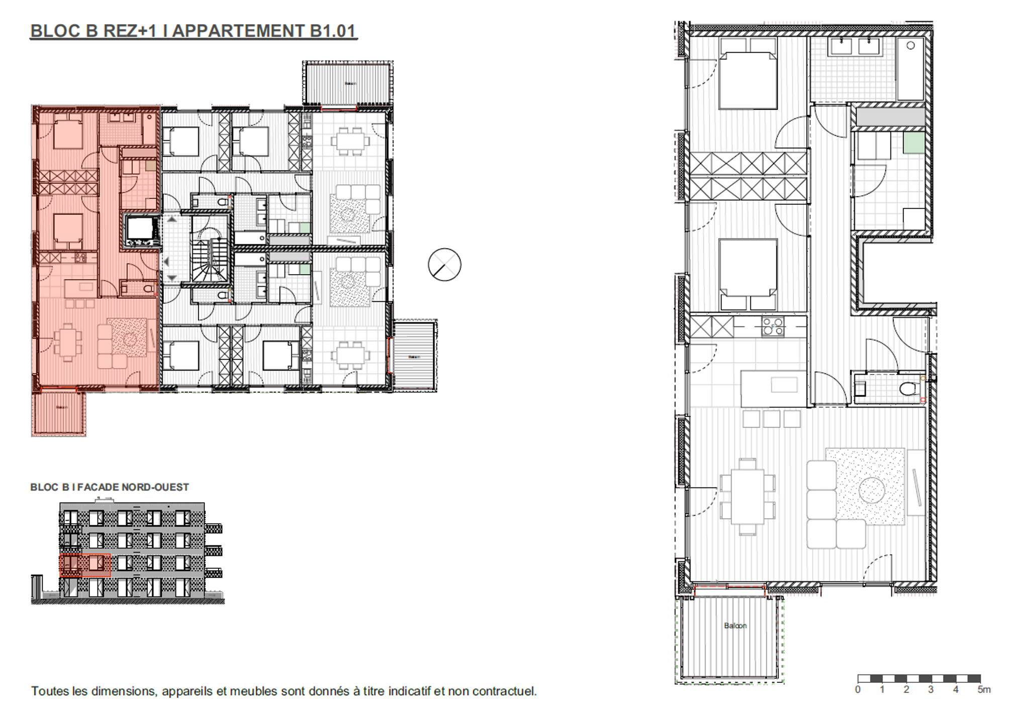 Photo 1 sur 4 pour Appartement de deux chambres à Mons 