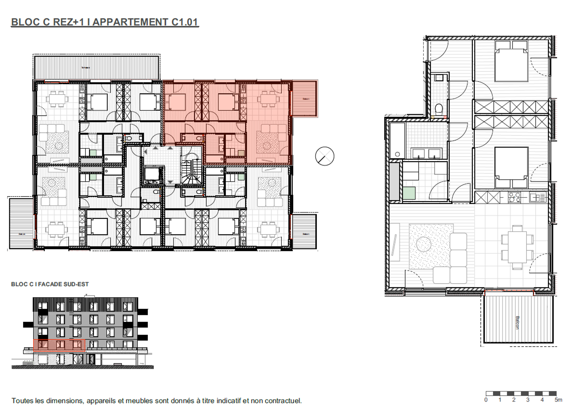 Picture 1 of 4 for Flat with two bedrooms in Mons 