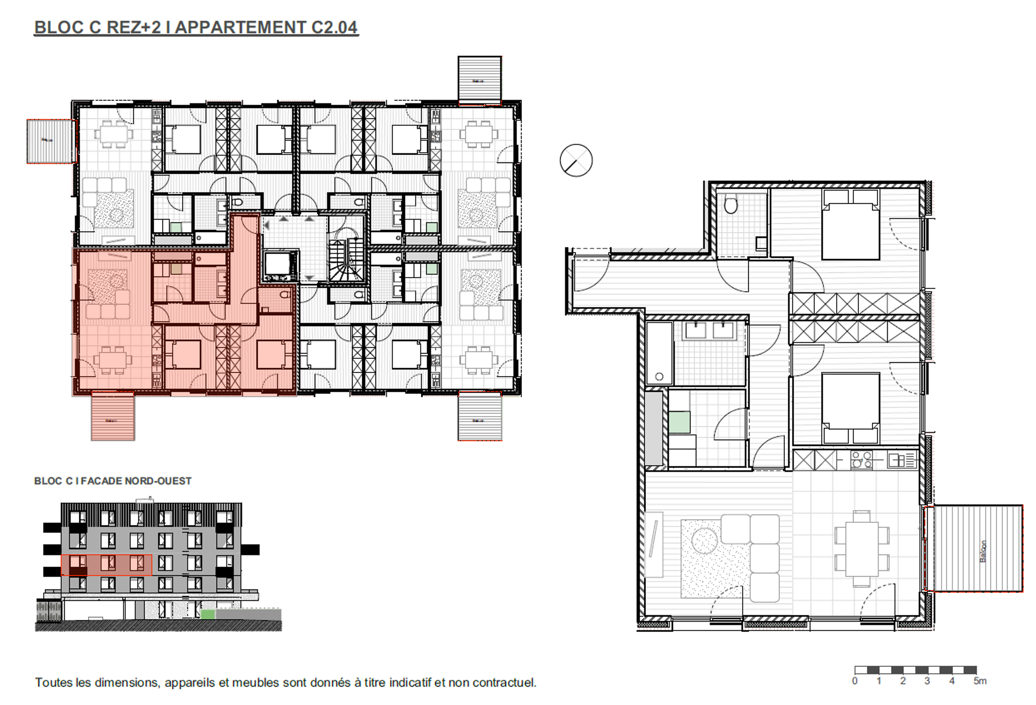 Photo 1 sur 4 pour Appartement de deux chambres à Mons 