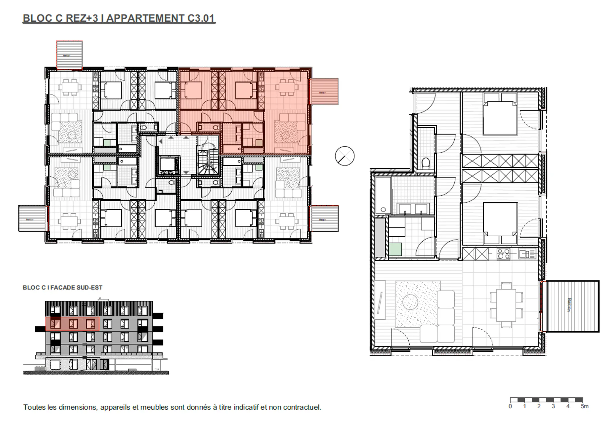 Picture 1 of 4 for Flat with two bedrooms in Mons