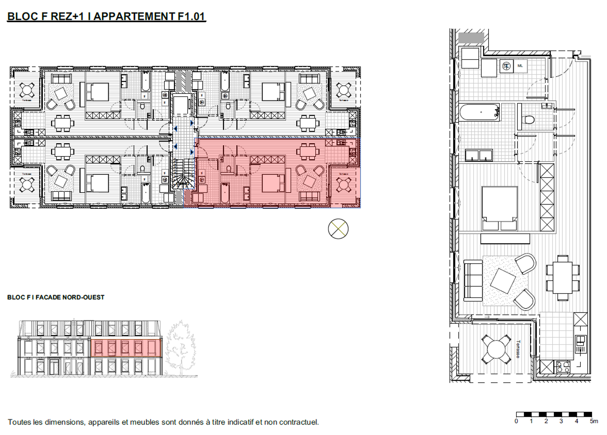 Picture 1 of 4 for Flat with one bedroom in Mons 